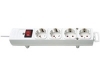 BN-TCD113 Regleta de Red 4 Shucko+Interruptor Confort-Line