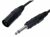 HQM-22215 Cable Microfono XLR/M 3 a Jack Mono 6.35mm 1.5m.