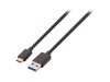 VLCP61600B10 Cable USB 3.0 C M - A M de 1 m Negro