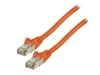 VLCP85210O025 Cable de Red CAT6 Naranja 0.25m.