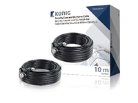 SAS-CABLE1010B Cable coaxial de seguridad RG59 y cable de alimen