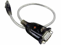 UC232A-AT Cable USB 2.0 USB A Macho - DB9 Macho 0.35 m Gris