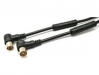 F0681LF CABLE DE ANTENA CON CONECTO EN FORMA L NEGRO