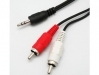 F1929F CABLE ADAPTADOR DE AUDIO JACK M 3,5MM A 2 RCA M ESTEREO