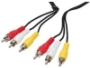 CABLE-5211 Cable 3xRCA Macho a 3xRCA Macho 1.5m.