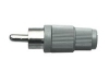 CC-015 Conector RCA Macho Gris