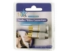 HQS-SMDC104 Conector S-Video Hembra MiniDin 4p Dorado HQ (2uds)