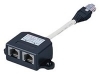 ISDN-0016 Distribuidor de 1xRJ45-M a 2xRJ45-H