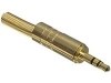 JC-031 Jack 3.5mm. Macho Streo Dorado