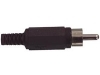 LUM-XSTO1B Conector RCA Macho Negro Lumberg