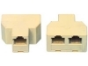 TEL-0036_8_8 Adaptador Triple RJ45 Hembra