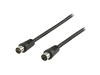 VLSP40000B15 Cable de antena coaxial M coaxial H 1.50m negro