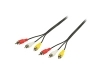 VLVP24300B50 Cable 3xRCA Macho a 3xRCA Macho 5m.