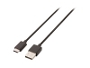 VLCP60600B10 Cable USB 2.0 C M - A M de 1 m en color negro