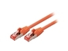VLCP85221O10 SF-FTP CAT6 cable de red M a M de 1 MTS ORANGE