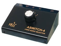 ASWITCH-4 Conmutador Audio 4 Entradas 1 Salida HQ