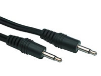 CABLE-408 Cable de Jack 3.5mm-M Mono a Jack 3.5mm-M Mono 1.2m