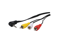 CABLE-537 Cable VideoCamara Jack 3.5mm x3 a 3xRCA 1.5m.