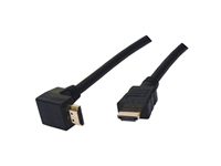 CABLE-558 Cable HDMI-HDMI v1.3 Dorado en L 1.5m.