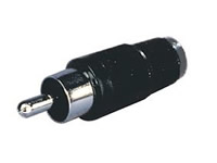 CC-001 Conector RCA Macho Negro