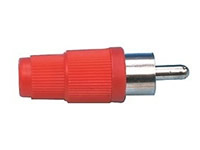 CC-002 Conector RCA Macho Rojo