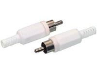 CC-006W Conector RCA Blanco