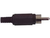 LUM-XSTO1B Conector RCA Macho Negro Lumberg