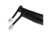 VLTP90100B50 Cable Telefono Espiral RJ9-RJ9 5m.